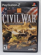 Playstation 2 PS2, Civil War A Nation Divided Complete With Manual Excellent