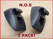 Sun Visor Support Clip Retainer Fits Vw Jetta Golf Mk1 Mk2 Black Wlogo 2 Pk