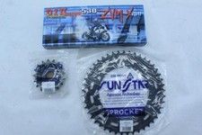 Kit chaine KAWASAKI ZZR 1100 1990 à 1992 - photo 1