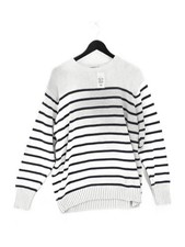 Brandy Melville Mens Jumper Grey Striped 100%...