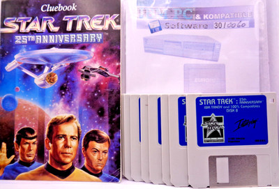 IBM PC -- STAR TREK: 25th ANNIVERSARY (INTERPLAY - DISK)