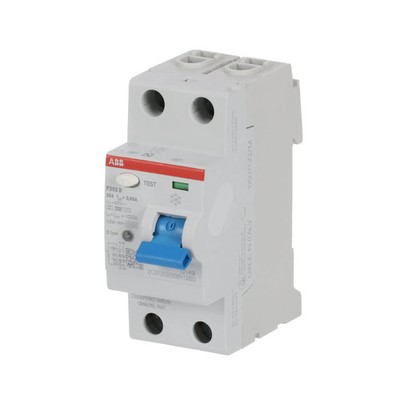 FI-Schutzschalter Typ B 2-polig 25A 30mA 3kA RCCB F202B-25/0,03 Fehlerstrom