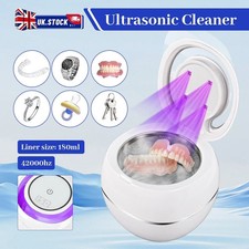 Ultrasonic Retainer Cleaner Invisalign UV-Dental Pod Denture Aligner Mouth Guard