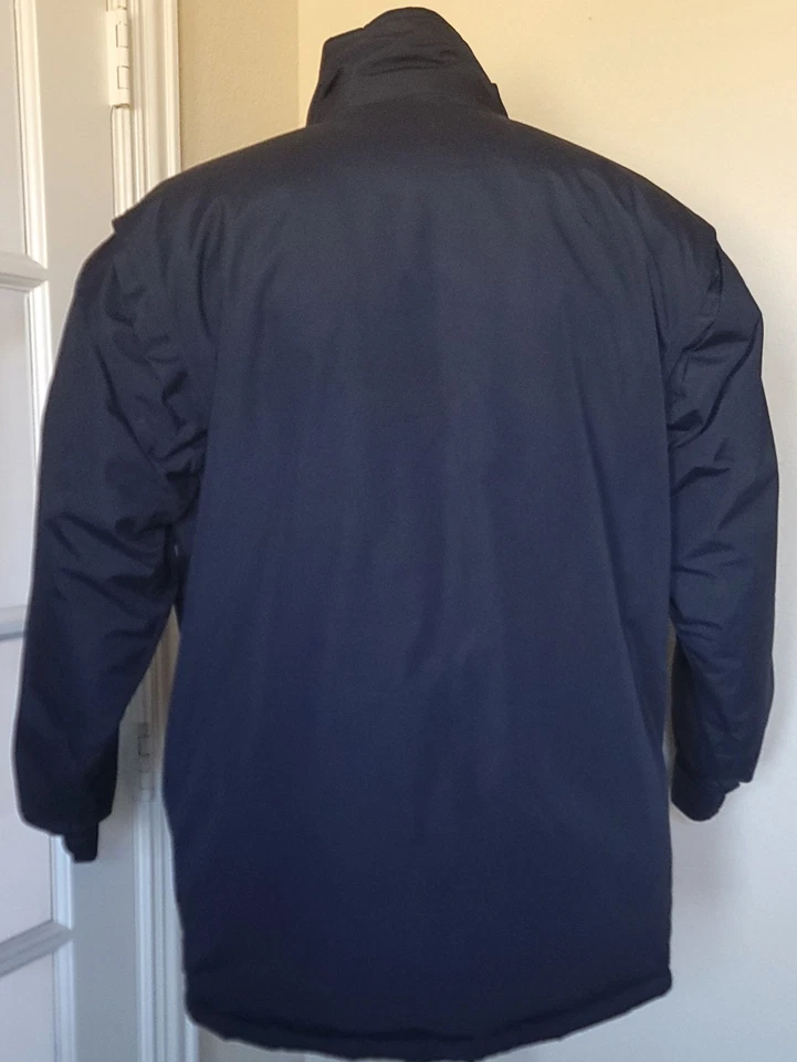 FedEx Unisex Navy Blue Winter Soft Shell Heavy Duty Jacket Sz Med REG - Image 3 of 4