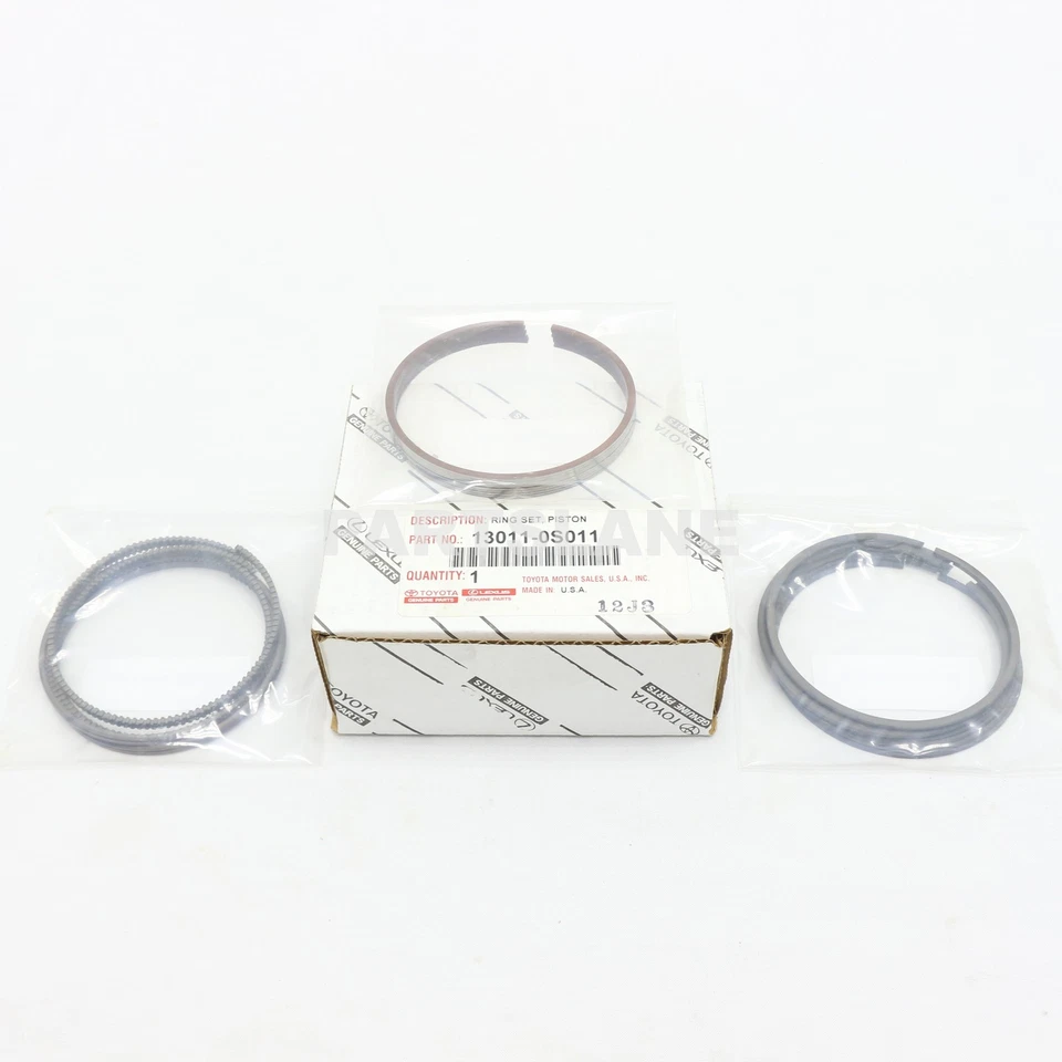 Juego de anillos de pistón OEM 13011-0S011 Toyota Land Cruiser Tundra Lexus GX460 LX570 Foto 2 de 2