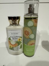 NEW Bath and Body Works Cucumber Melon Body Lotion and Fragrance Mist