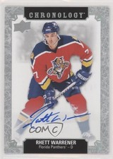 2018 Upper Deck Chronology Franchise History Rhett Warrener #FH-FL-RW Auto ty3