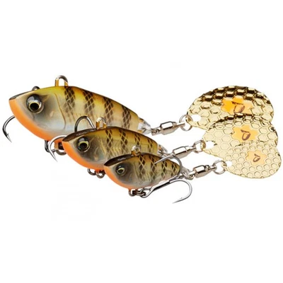 Leurre Fat Tail Spin 5,5 cm 9 g Savage Gear mini pour perche, aspe et truite - Photo 1/2