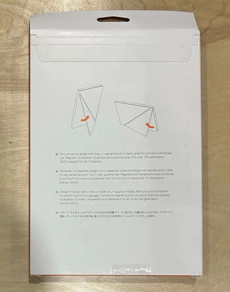 Amazon Fire HD 10 Tablet Protective Cover Flex Black New Still Sealed Package - Image 2 of 4