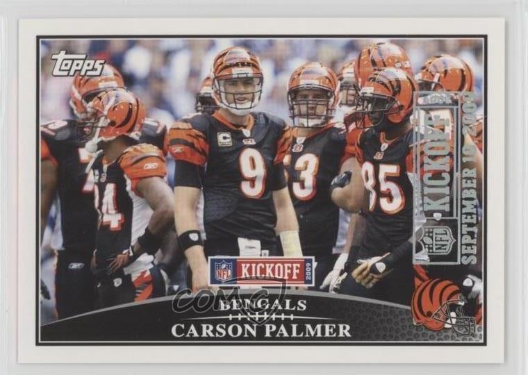 2009 Topps Kickoff Silver Holofoil 1416/2009 Carson Palmer #81 e5r