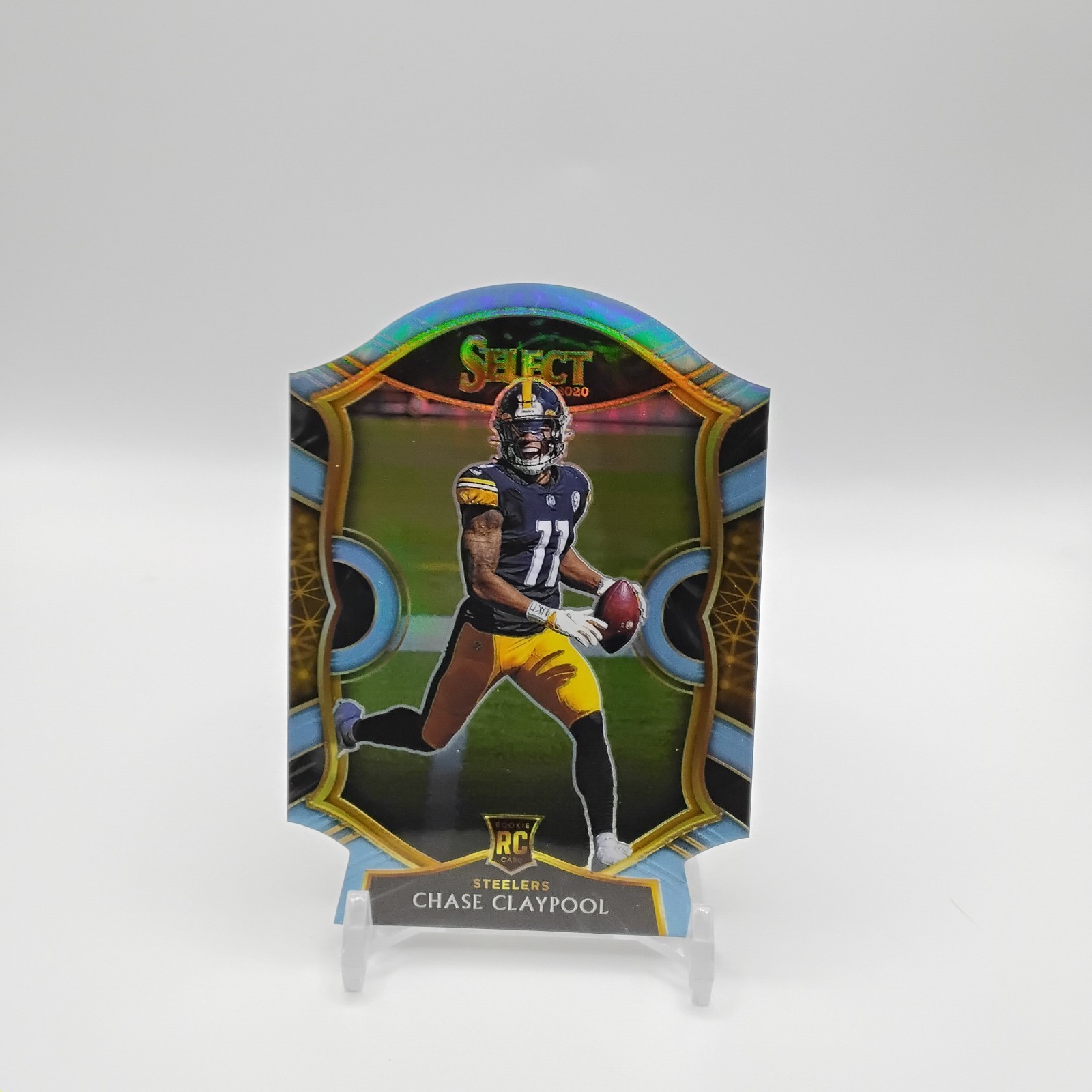 Chase Claypool Panini Select 2020 LIGHT BLUE Concourse Prizm Die-Cut #70