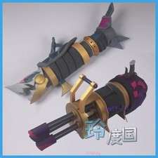 Arcane: League of Legends Jinx Halloween Cosplay Minigun EVA Weapon Kits Props