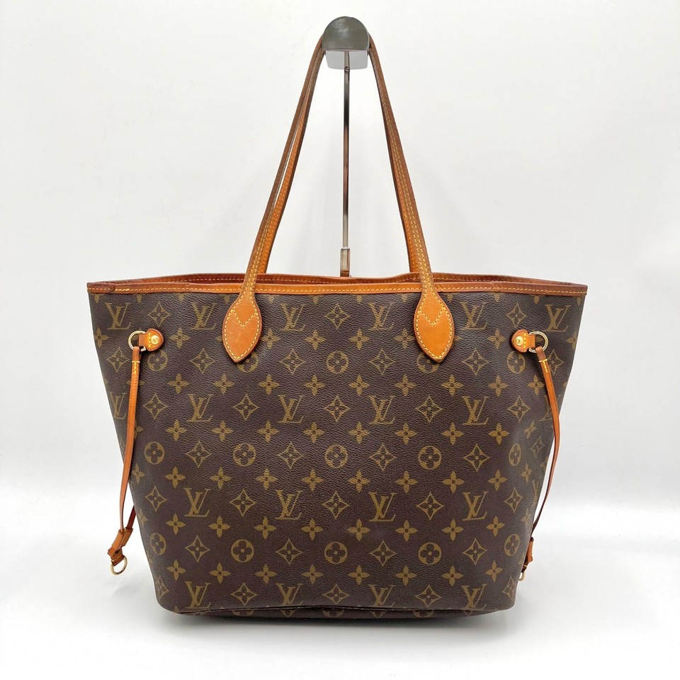 Auth LOUIS VUITTON Monogram Neverfull MM Tote Bag M40156 2Y9518