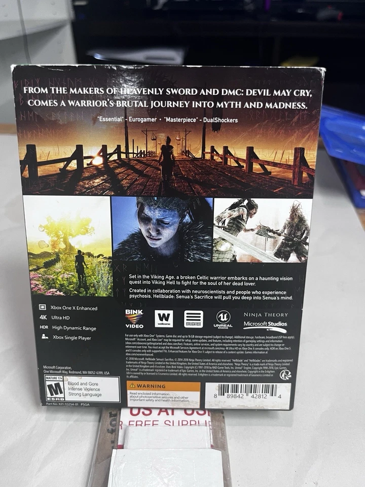 Hellblade: Senua's Sacrifice Xbox One Complete in Box - Image 2 of 4