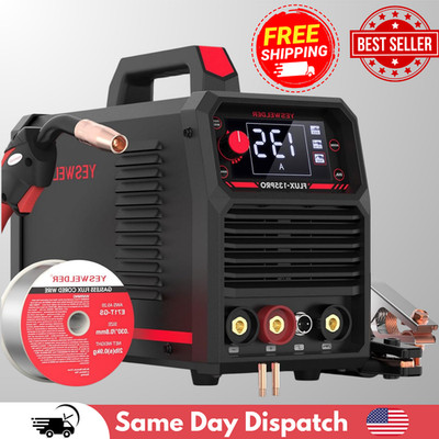 135Amp MIG Welder,110V Flux Core Welder Flux MIG/Lift TIG/Stick 3-in-1