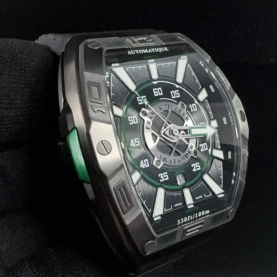 Juego Completo Franck Muller Skafander 43mm Titanio Asiático Pacífico Boutique 2024 Foto 2 de 4