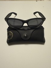 Ray Ban Sunglasses New Wayfarer Frame 622/58 Matte Black Rubber  Original case