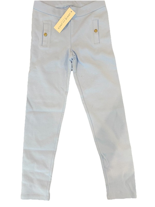 Janie And Jack Girls Blue Stretch Pants Size 7 NWT