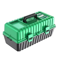 LAOA 17" Toolbox, Waterproof Tool Storage Organizer, Portable for Home & Car