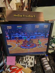 NBA JAM TOURNAMENT PCB JAMMA ARCADE REWIND 2.0 BOARD SET WORKING!!!! MIDWAY 