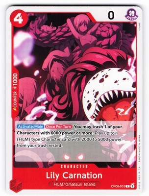 Lily Carnation OP06-015 Normal C One Piece NM