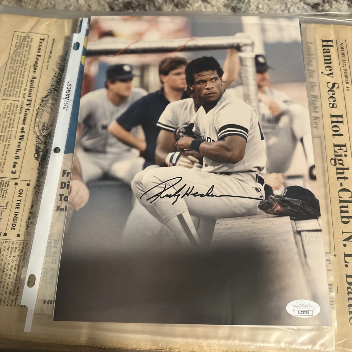 Rickey Henderson MLB Original Autographed Photos for sale | eBay