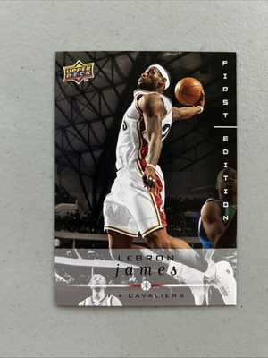#ad 2008 09 Upper Deck First Edition Lebron James Cleveland Cavaliers #33 $1.99