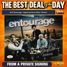 Kevin Dillon Signed 8x10 Photo as Drama from Entourage JSA Private Signing