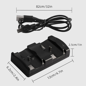PS3 Controller Charger Station, Charging Dock for Sony Playstation 3 Original W