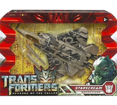 Transformers Revenge of the Fallen Starscream Deformierter Roboter Figur Spie...