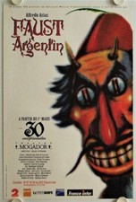 Theatre Mogador 1995 FAUST ARGENTIN Alfredo Arias Poster
