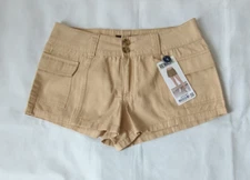 Rewash Womens 7/28 Utility Shorts Tan Khaki - NWT