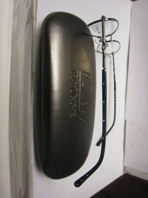 JG HOOK EYEGLASS FRAMES Style CYNTHIA in GUNMETAL Sz. 50-18-135