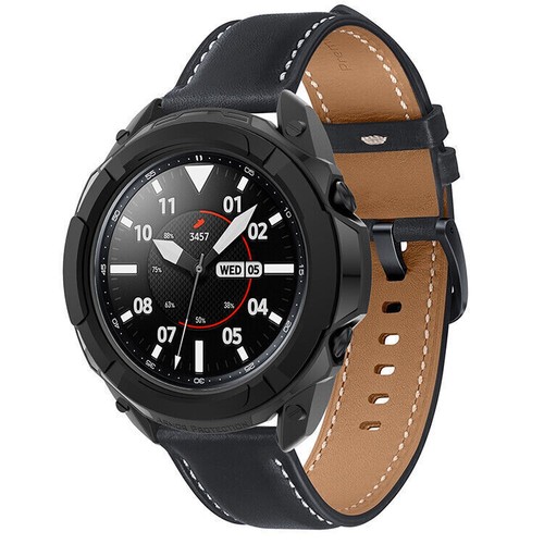 For Samsung Galaxy Watch3 Armor Protective Case Scale Ring Protective Cover Part - 第 10/22 張圖片