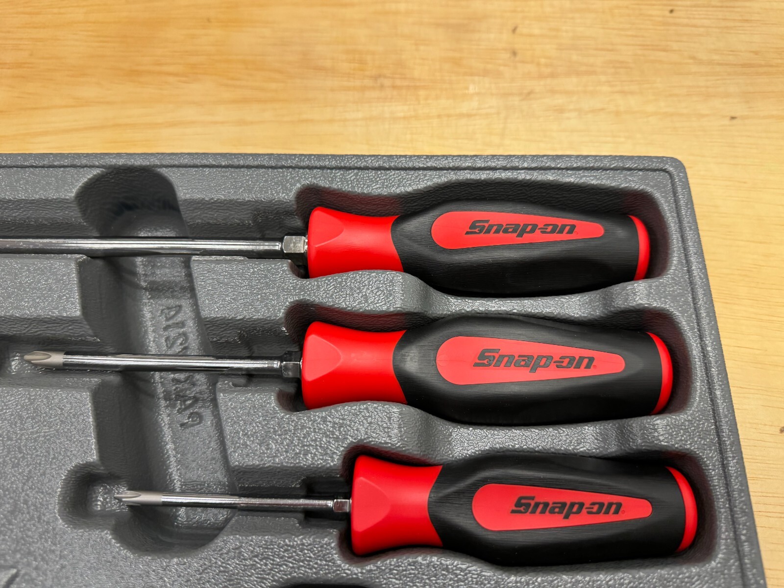 Snapon Tools USA NEW 10pc RED Soft Grip Phillips & Flat Head