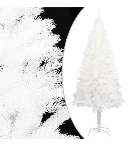 Gonna Per Albero Di Natale In Peluche Bianca Con Fiocchi Di Neve Dorati – 120 Cm, Morbida E Pieghevole - 2