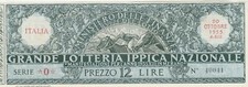 lotteria ippica nazionale  1935