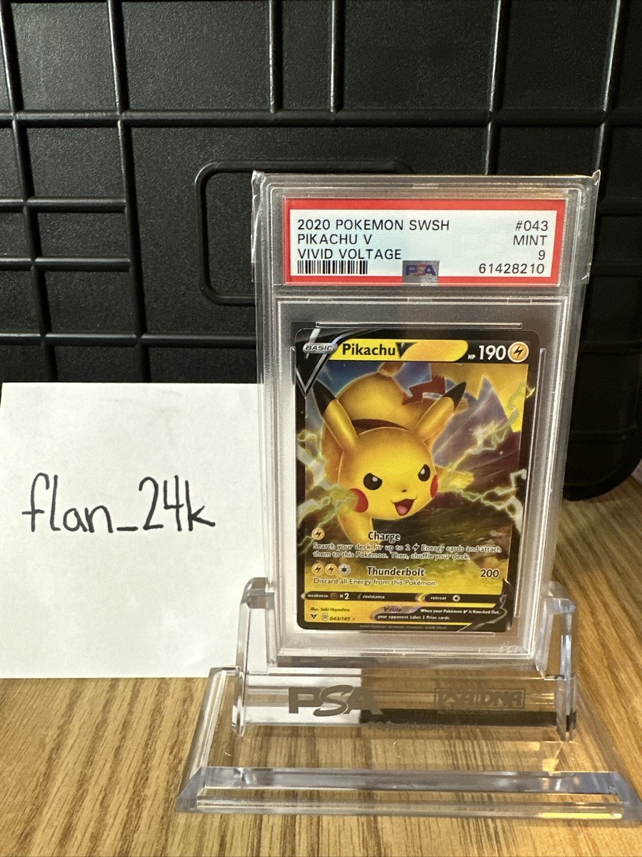 2020 Pokémon SWSH Pikachu V Vivid Voltage PSA 9 | eBay