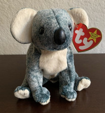 Vintage Ty Beanie Baby: Eucalyptus the Koala, #4240 (Retired w/ Hangtag)