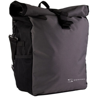 Serfas PB-1 Pannier Single Bag Black/Dark Gray