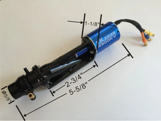 LK 2016 RC Boat Turbo JET con motor sin escobillas y sistema de refrigeración por agua - negro Foto 4 de 4