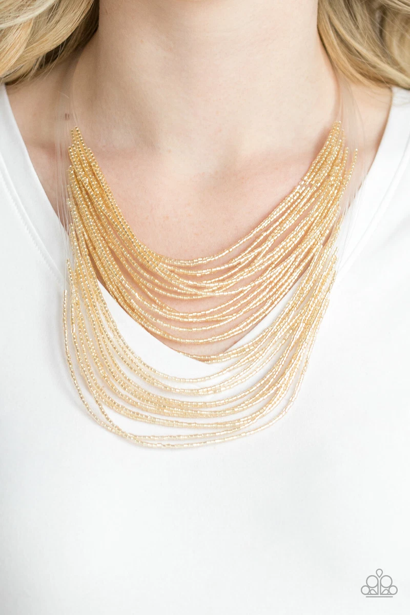 Catwalk queen gold necklace deals