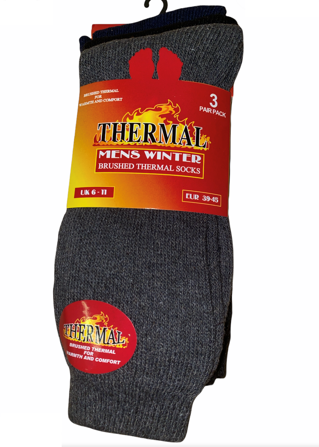 NEXT Black Warm Thermal Rich Socks 5 Pack 4-6.5 Boys