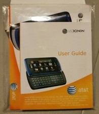 LG Xenon User Guide and Manual - all original material in bag
