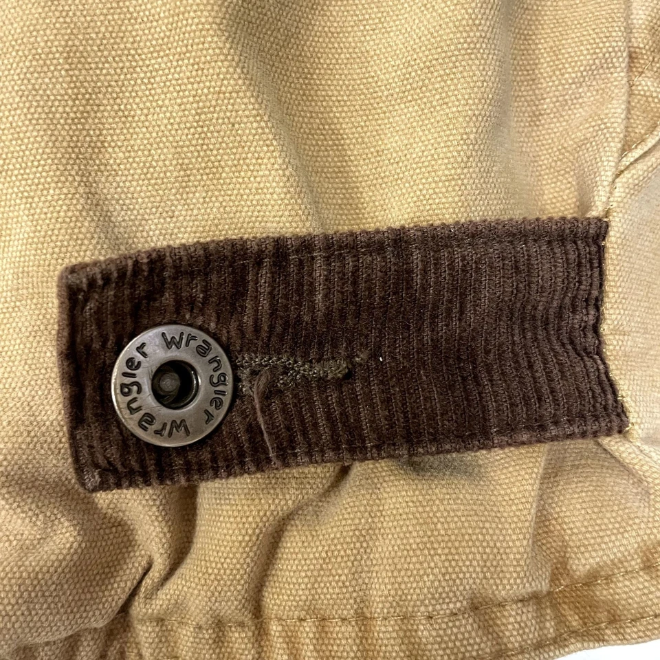 复古 90 年代牧马人英雄狩猎苍蝇内衬西裤冬季工作帆布背心 L — 第 4/4 张图片