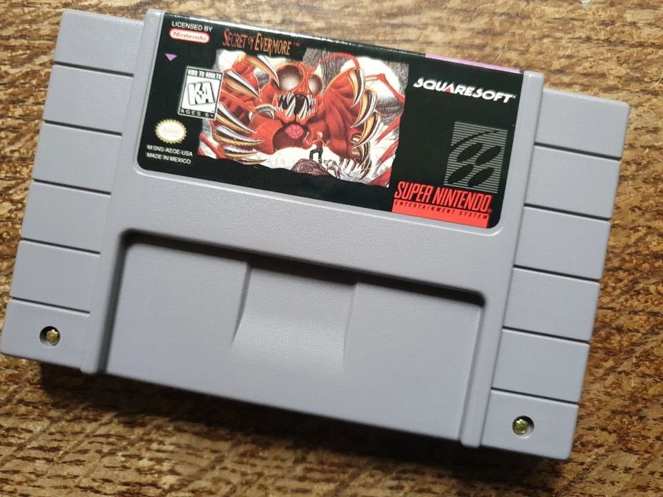 SNES SUPER NINTENDO - SECRET OF EVERMORE #RPG USA NTSC CIB *POSTER - Image 4 of 4