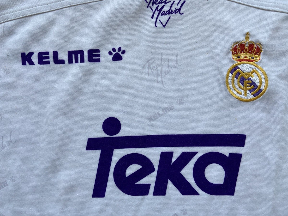 レアル・マドリード ユニフォーム サッカーシャツ KELME 94年 96年 KELME レアルマドリード 94/96 ユニフォーム ホーム 半袖 96302