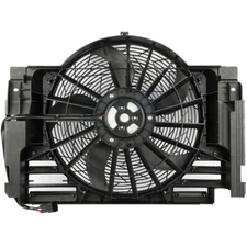 Radiator A/C Condenser Cooling Fan Assembly For 2000-2006 BMW X5 4.4L V8 4-Door
