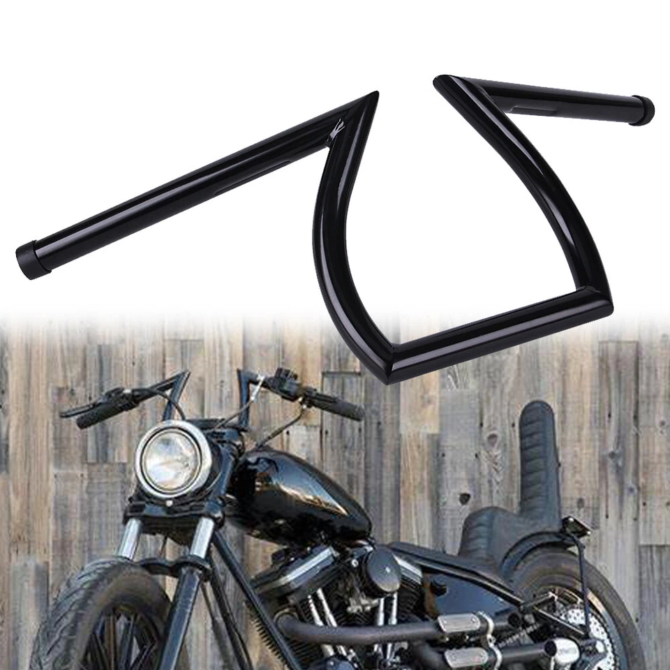1" Drag Handlebar Z Bar For Honda Shadow VT 600 700 750 1100 VTX 1300 VTX 1800 - Image 3 of 4