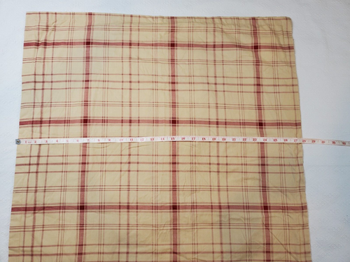 Gonna letto queen Mary Jane's Home & Shams quadrati a quadretti cottage rosso beige - Foto 5 di 10